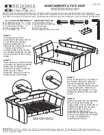 Preview for 2 page of Hillsdale Furniture 1560-010A Quick Start Manual