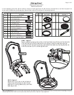 Preview for 1 page of Hillsdale Furniture Barcelona Chair 4899-826 Assembly Instructions