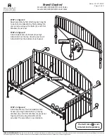 Preview for 2 page of Hillsdale Furniture Brandi Daybed 2001-010 Assembly Instructions