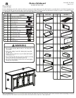 Preview for 1 page of Hillsdale Furniture Clarion Sideboard Manual