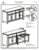 Preview for 7 page of Hillsdale Furniture Clarion Sideboard Manual