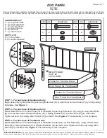 Hillsdale Furniture Edgewood Duo Panel 1333-340 Assembly Instructions preview