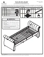 Preview for 1 page of Hillsdale Furniture Hunter 104251-114351 Quick Start Manual