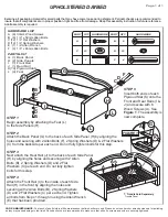 Preview for 1 page of Hillsdale Furniture Jasmine 1119-010 Quick Start Manual