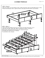 Preview for 3 page of Hillsdale Furniture Jasmine 1119-010 Quick Start Manual