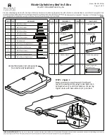 Hillsdale Furniture Nicole 2010-660 King Size Manual preview