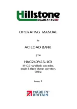 Preview for 1 page of Hillstone HAC240 Operating Manual