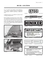 Preview for 9 page of Hiniker 5710 Operator'S Manual