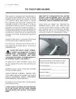 Preview for 4 page of Hiniker AR-2000 Operator'S Manual