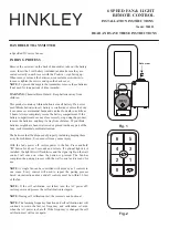 Preview for 1 page of Hinkley 980003 Installation Instructions Manual