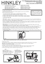 Preview for 7 page of Hinkley 980004 Installation Instructions Manual