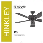 Preview for 1 page of Hinkley HIGHLAND Instruction Manual