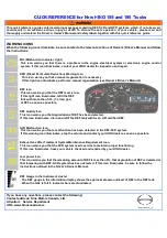 Preview for 3 page of Hino Series 155 Quick Reference