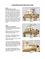 Preview for 23 page of Hinterberg Design Machine quilting frame Instructions Manual