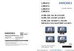 Hioki LR8512 Instruction Manual preview