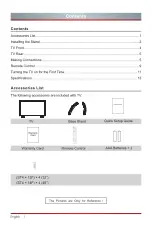 Preview for 6 page of Hisense 32M2160 Quick Setup Manual