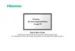 Preview for 2 page of Hisense 50CU6000 Quick Start Manual