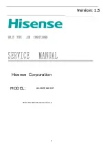 Preview for 1 page of Hisense AS-36HR4SDKVT Service Manual