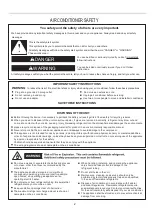 Preview for 4 page of Hisense AW-08TW1RAFUE20 Use And Installation Instructions