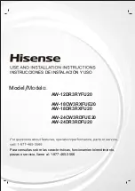 Preview for 1 page of Hisense AW-12DR3RYFU20 Use And Installation Instructions