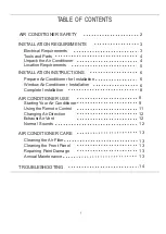 Preview for 2 page of Hisense AW0621CR1W Use And Installation Instructions