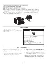 Preview for 11 page of Hisense AW1221DR3W Use And Installation Instructions