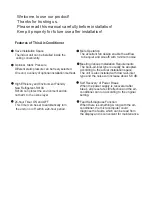 Preview for 2 page of Hisense DC Inverter Unitary Series Use And Installation Instructions