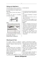 Preview for 11 page of Hisense FV14D6AWD User'S Operation Manual