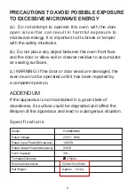 Preview for 2 page of Hisense H30MOMMI Owner'S Manual