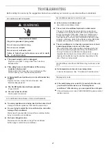 Preview for 28 page of Hisense HPA27C Use And Installation Instructions