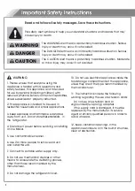 Preview for 3 page of Hisense HRT180N6ABD Use & Care Manual