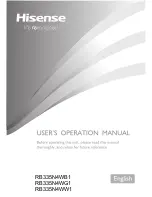 Preview for 1 page of Hisense RB335N4WB1 User'S Operation Manual