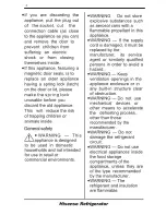 Preview for 3 page of Hisense RB371N4EC1 User'S Operation Manual