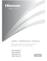 Hisense RB403N4EC1 User'S Operating Manual preview