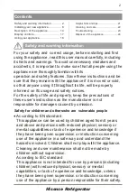 Preview for 2 page of Hisense RB406N4AD2 User'S Operation Manual