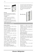 Preview for 21 page of Hisense RB406N4AD2 User'S Operation Manual