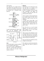 Preview for 12 page of Hisense RF208N6CSE User'S Operation Manual