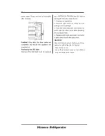 Preview for 23 page of Hisense RF21N1 Series User'S Operation Manual