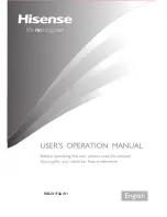 Hisense RIB291F4AW1 User'S Operation Manual preview