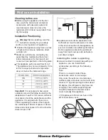 Preview for 8 page of Hisense RL170D4BC2 User'S Operation Manual