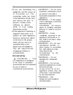 Preview for 3 page of Hisense RL462N4EC1 User'S Operation Manual