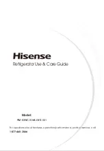 Preview for 2 page of Hisense RM-53WC1SHA/UVE-001 Use & Care Manual