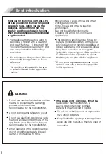 Preview for 4 page of Hisense RM-53WC1SHA/UVE-001 Use & Care Manual