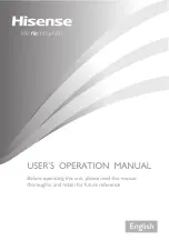 Preview for 4 page of Hisense RM672N4AJ1 User'S Operation Manual