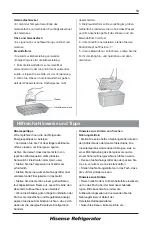 Preview for 14 page of Hisense RR195D4DR1 User'S Operation Manual