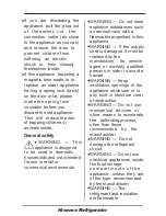 Preview for 3 page of Hisense RS723N4WB1 User'S Operation Manual