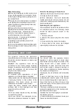 Preview for 31 page of Hisense RT156D4AG1 User'S Operation Manual