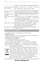 Preview for 19 page of Hisense RT267D4ABF User'S Operation Manual