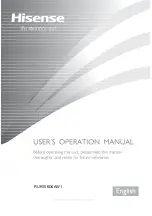 Hisense RUR156D4AW1 User'S Operation Manual preview