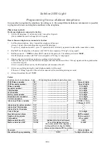 Preview for 6 page of Hisselektronik Safeline 2000 Light Manual For Programmering